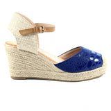 Lunar Craster espadrille blue