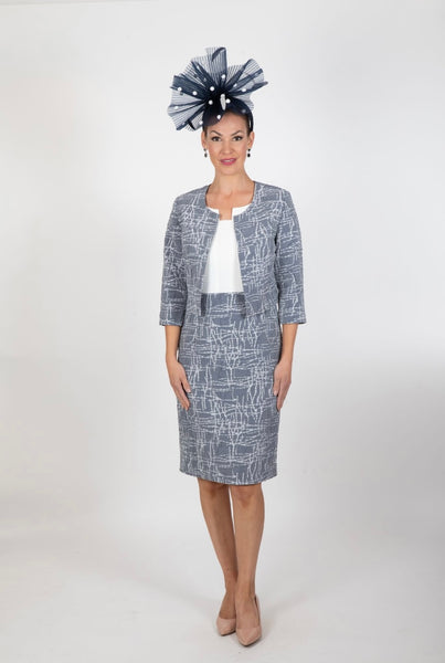 Lizabella 1292 Navy Dress and Jacket