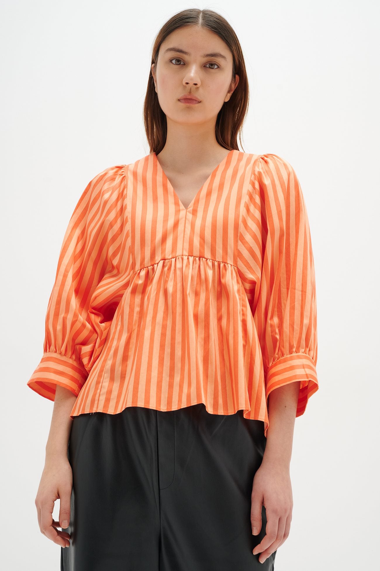 Inwear DeixIW Blouse cantaloupe stripe