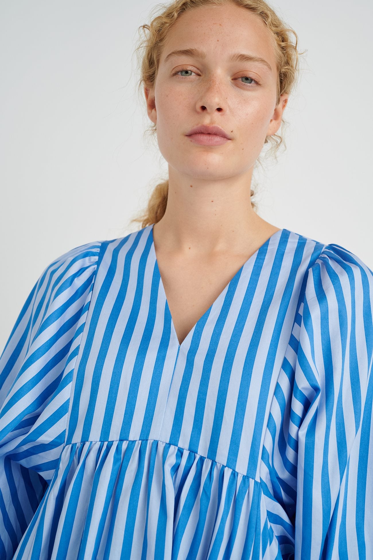 Inwear DeixIW dress light blue stripe