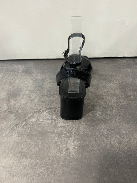 Ideal prom ankle strap prom shoe black