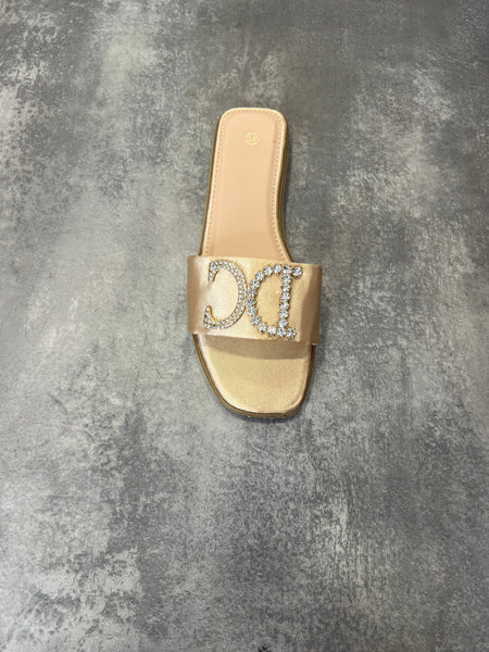 DC  diamanté  flip flop