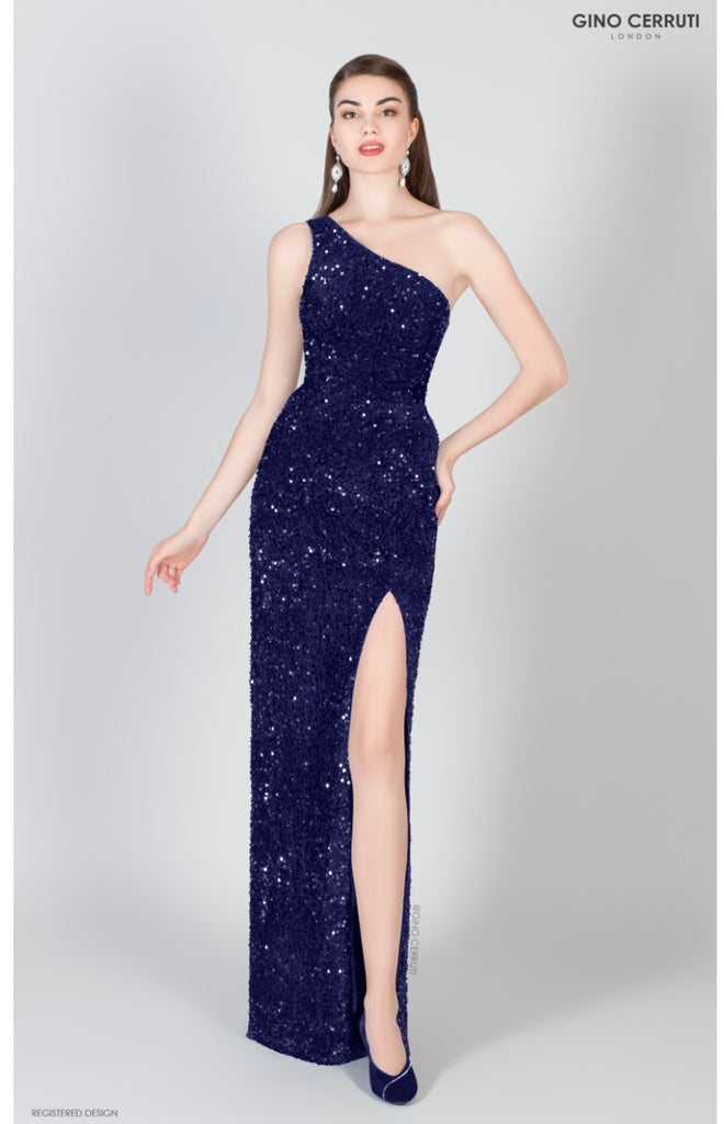 Gino Cerruti 7294s One Shoulder Sequin