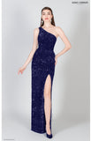 Gino Cerruti 7294s One Shoulder Sequin