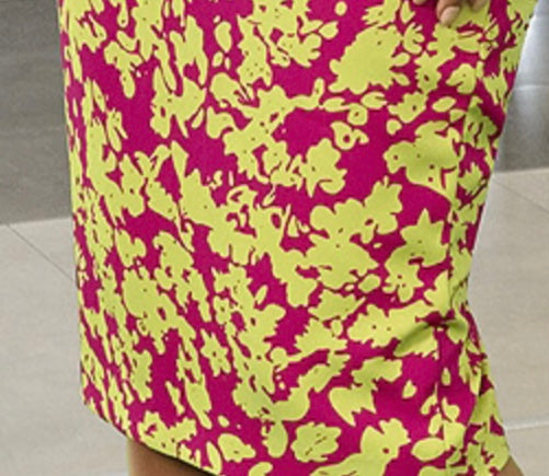 Veromia V07332 Fuchsia and Lime