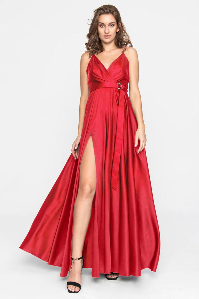 Angelika Józefczyk Satin Long Dress