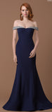 Gino Cerruti Off the shoulder 2020B Dress Navy