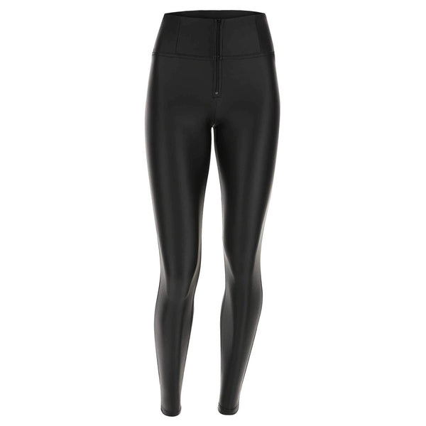 Freddy High waist faux Leather Black