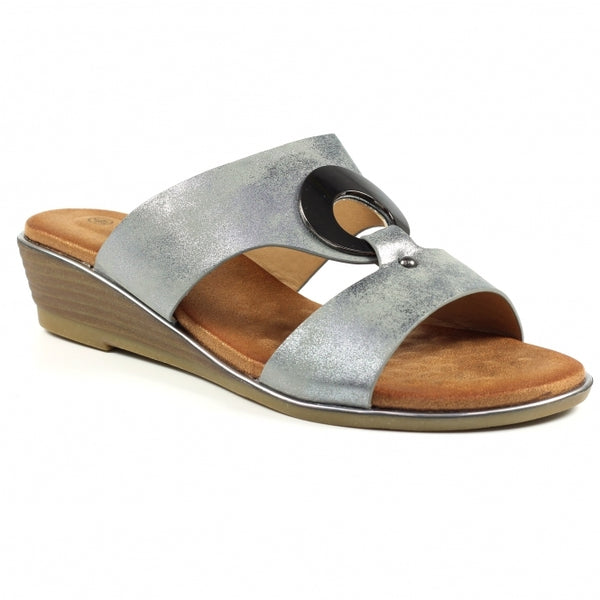 Lunar Manby sandal pewter