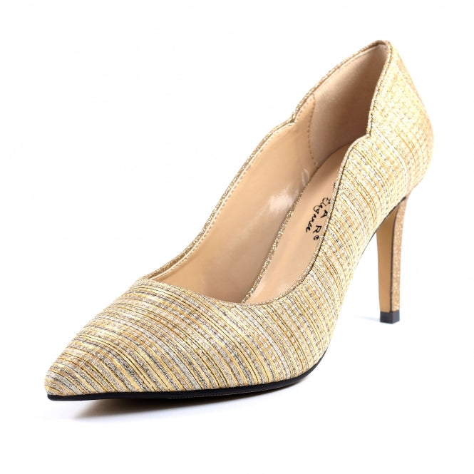 Lunar Natalia court shoe gold