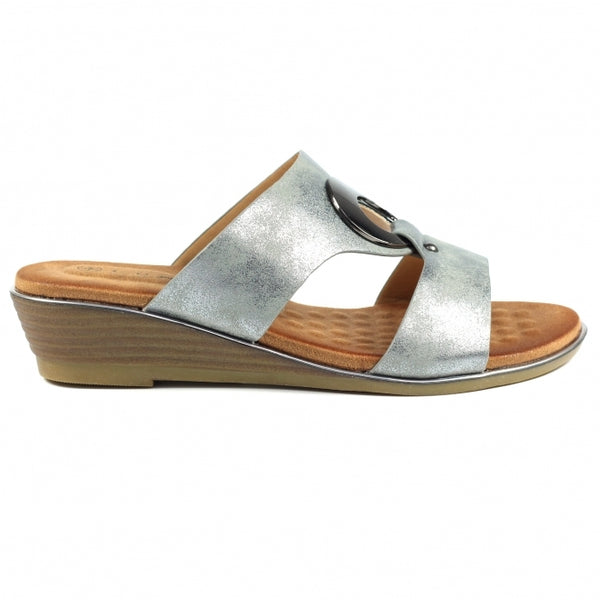 Lunar Manby sandal pewter
