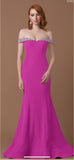 Gino Cerruti Off the shoulder beaded Dress 2020B Pink