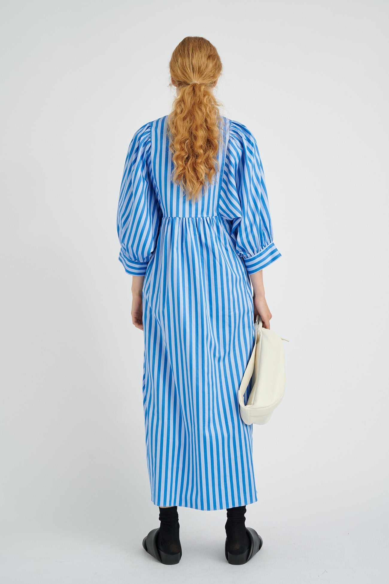 Inwear DeixIW dress light blue stripe