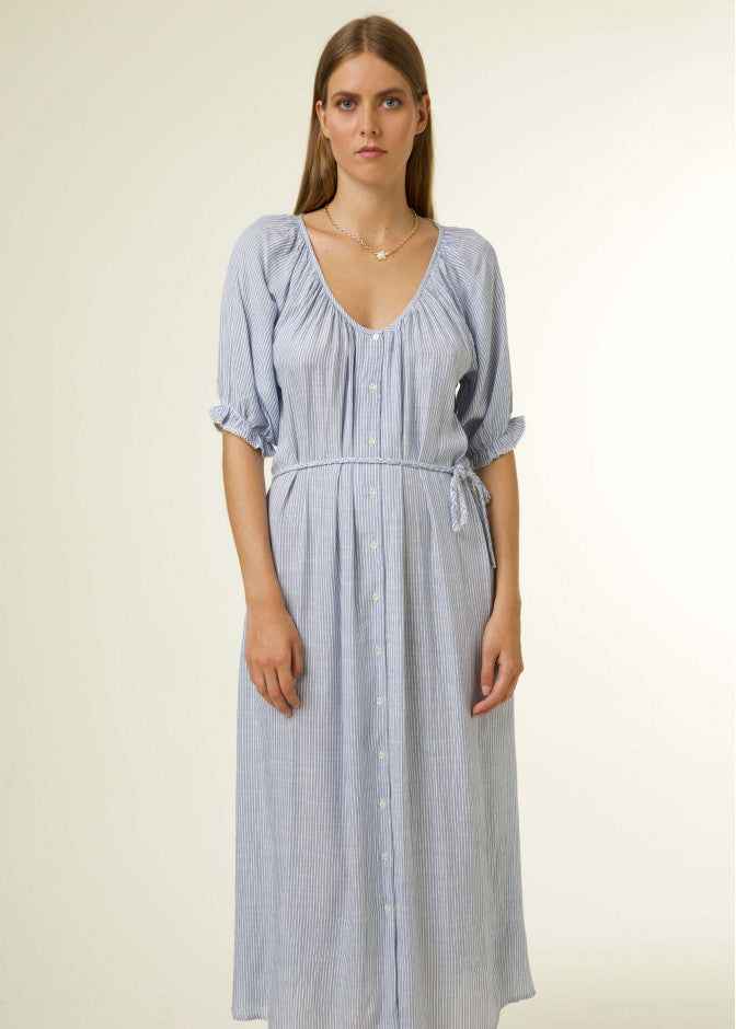 FRNCH Alva Dress blue Clair