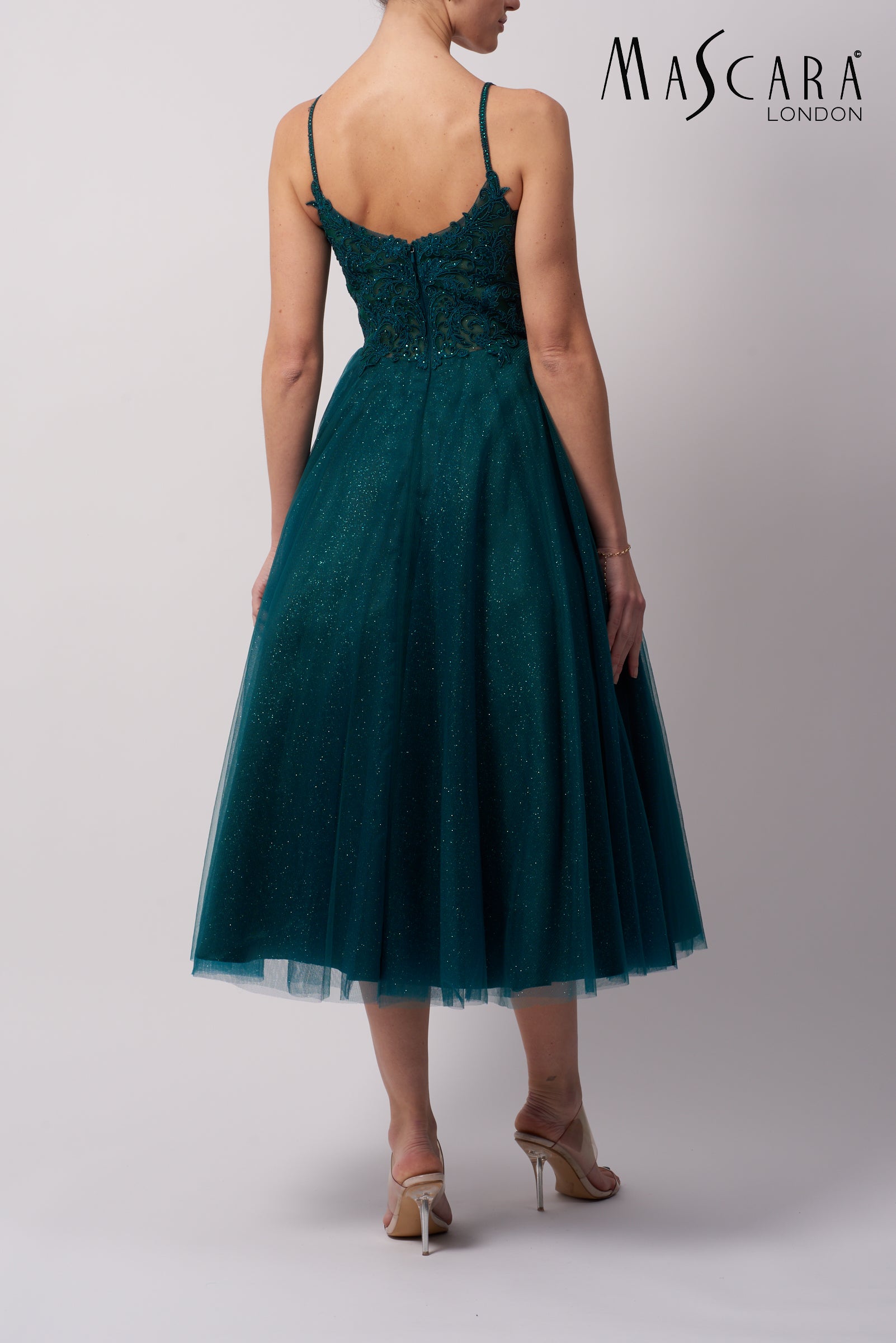 Mascara MC191023 TULE LACE MIDI