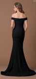 Gino Cerruti 1539 Off The shoulder Dress Black
