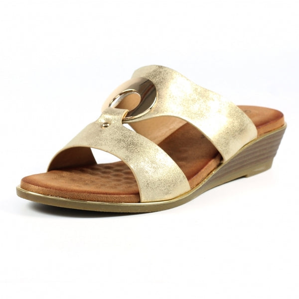 Lunar Manby sandal gold
