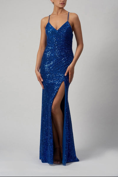 Mascara MC186119 Sequin Strap Royal Blue