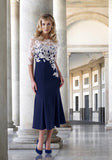 Irresistible IR5068 Navy and Ivory