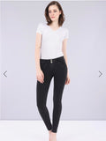 Freddy Mid Rise Black Denim Jeans