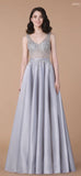 Gino Cerruti, Long Dress, Silver