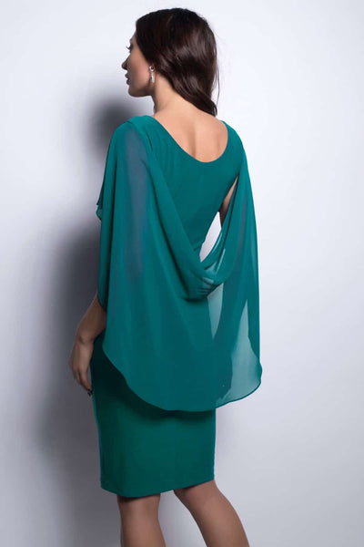 FRANK LYMAN GREEN WOVEN DRESS 209228