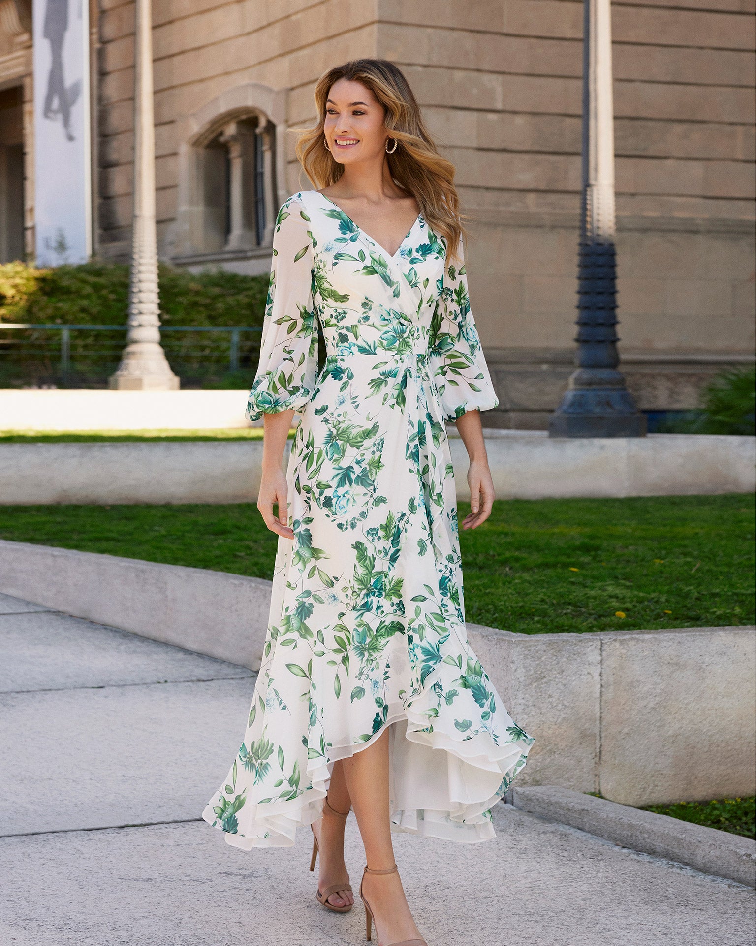 Couture club 7G129 Geo emerald print