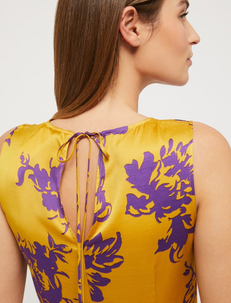 Penny Black Floral satin midi dress Lettura