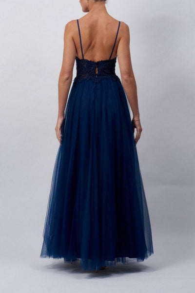 Mascara MC18015 Lace and Tulle dress Navy