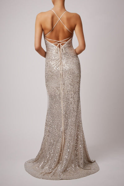 Mascara MC186119 Sequin Strap Red