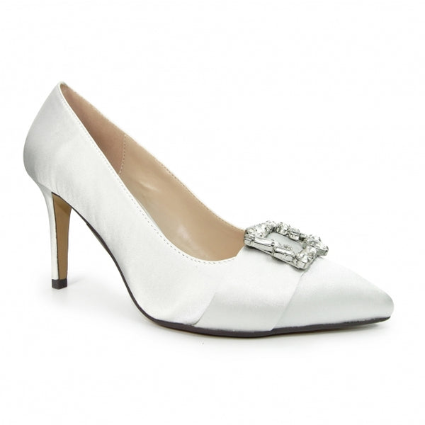 Lunar Shoes Sicily Satin Court Shoe