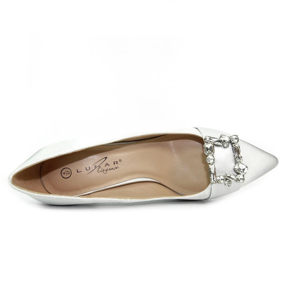 Lunar Shoes Sicily Satin Court Shoe