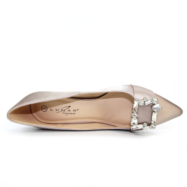Lunar Shoes Sicily Satin Court Shoe