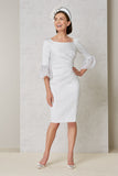 John Charles 27026 Stretch Jacquard Dress