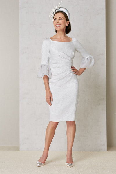 John Charles 27026 Stretch Jacquard Dress