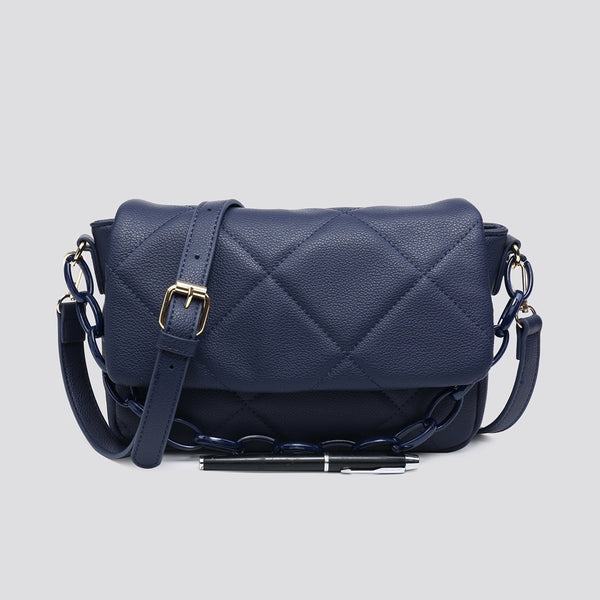 House Of Milan Quilted bag with chain strap