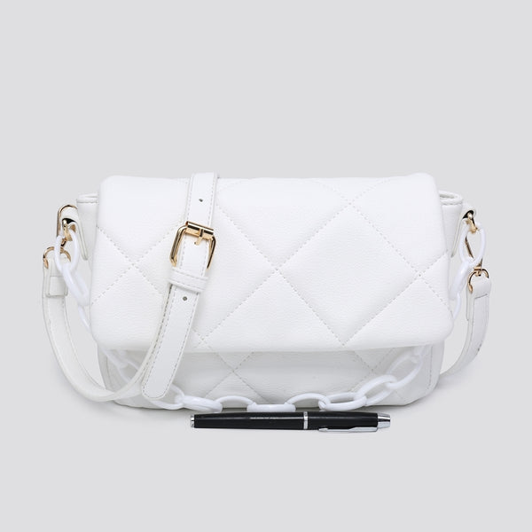 House Of Milan Quilted bag with chain strap