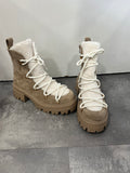 Beige Sheepskin Boots