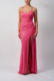Mascara MC186119 Pink Sequined Dress