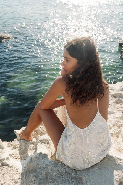 Sundress Nina Moorea White