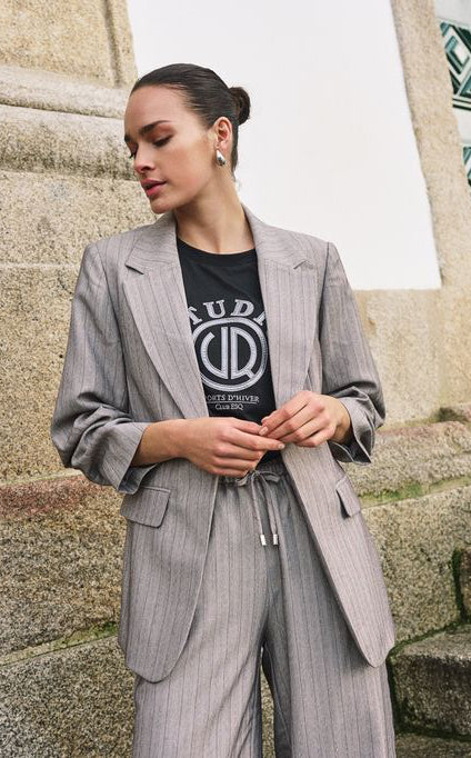 ESQUALO F26 10509 Blazer.Herringbone