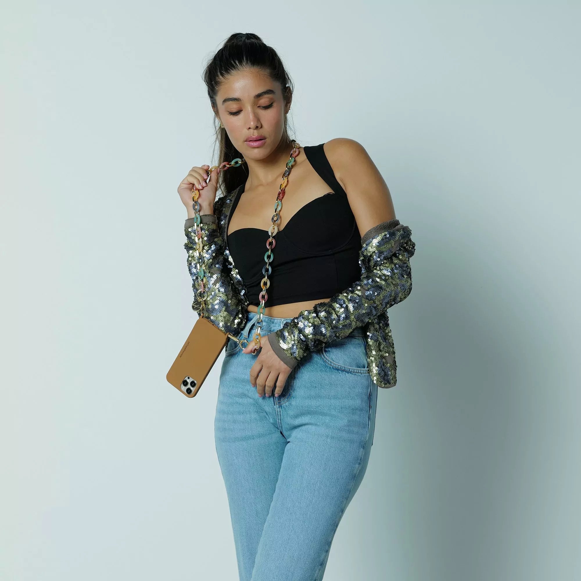 Cassy Phone Chain Multi