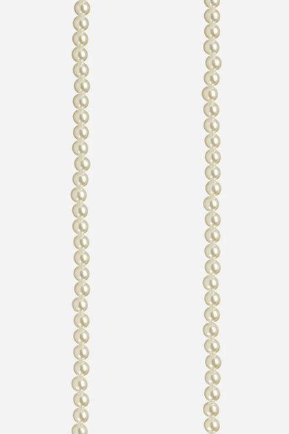 AGATHE Phone Chain White Pearl