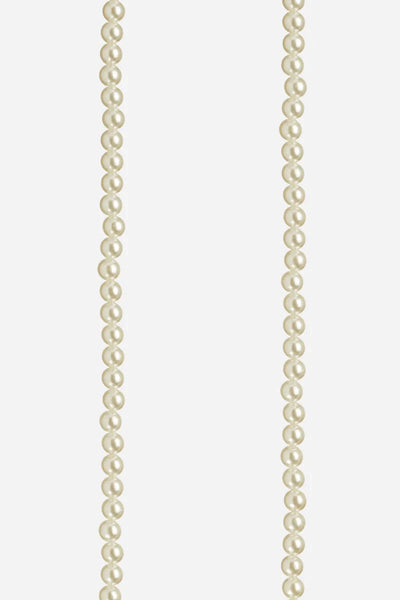 AGATHE Phone Chain White Pearl