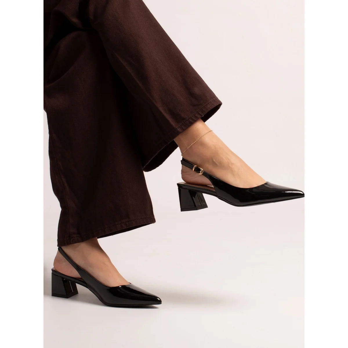 Lunar Nicola Slingback, block heel