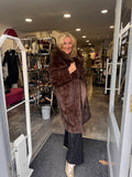 Foreva  Young Liz  long faux fur hooded  coat