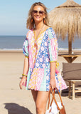 Place Du Soleil Short Dress - Multicoloured