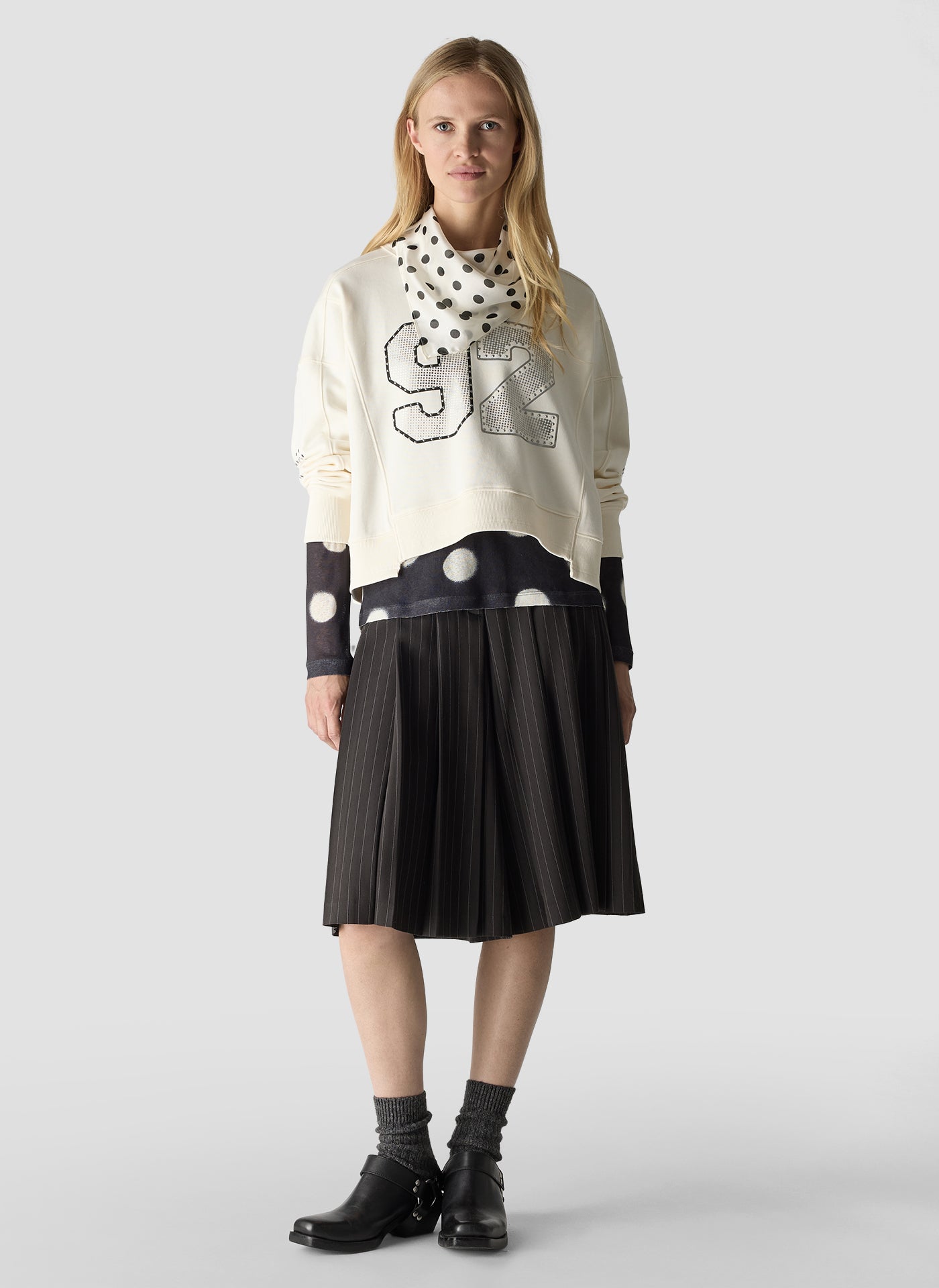 LCMT 613314 Sweatshirt Cream