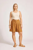Eb & Ive MIRAMAR SHORT - CARAMEL