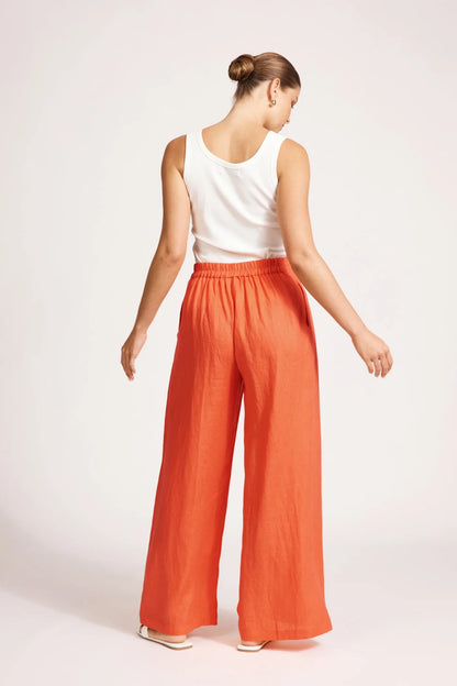 Eb & Ivy MIRAMAR PALAZZO PANT - CORAL